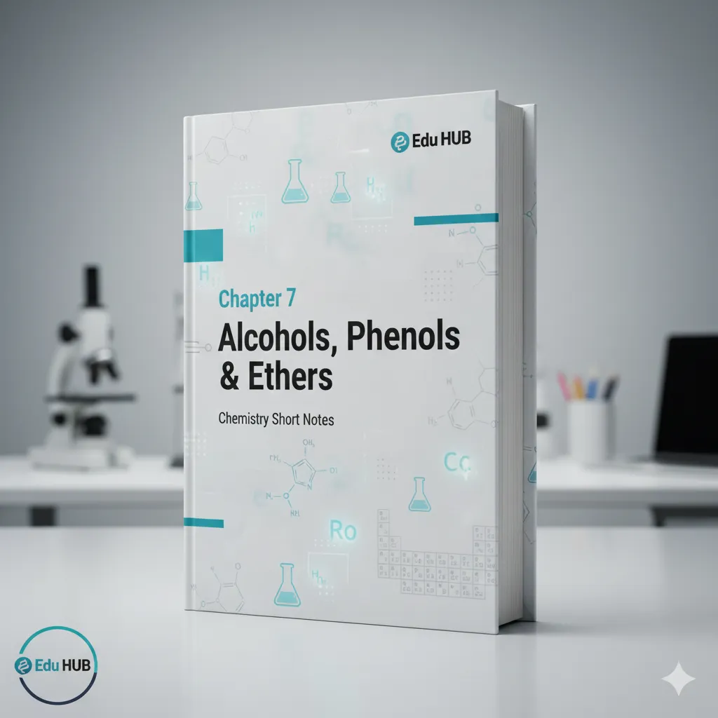 Class 12 Chemistry - Alcohols, Phenol and Ethers (Chapter 7) - Short notes